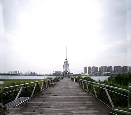 上海金城湾不锈钢风帆